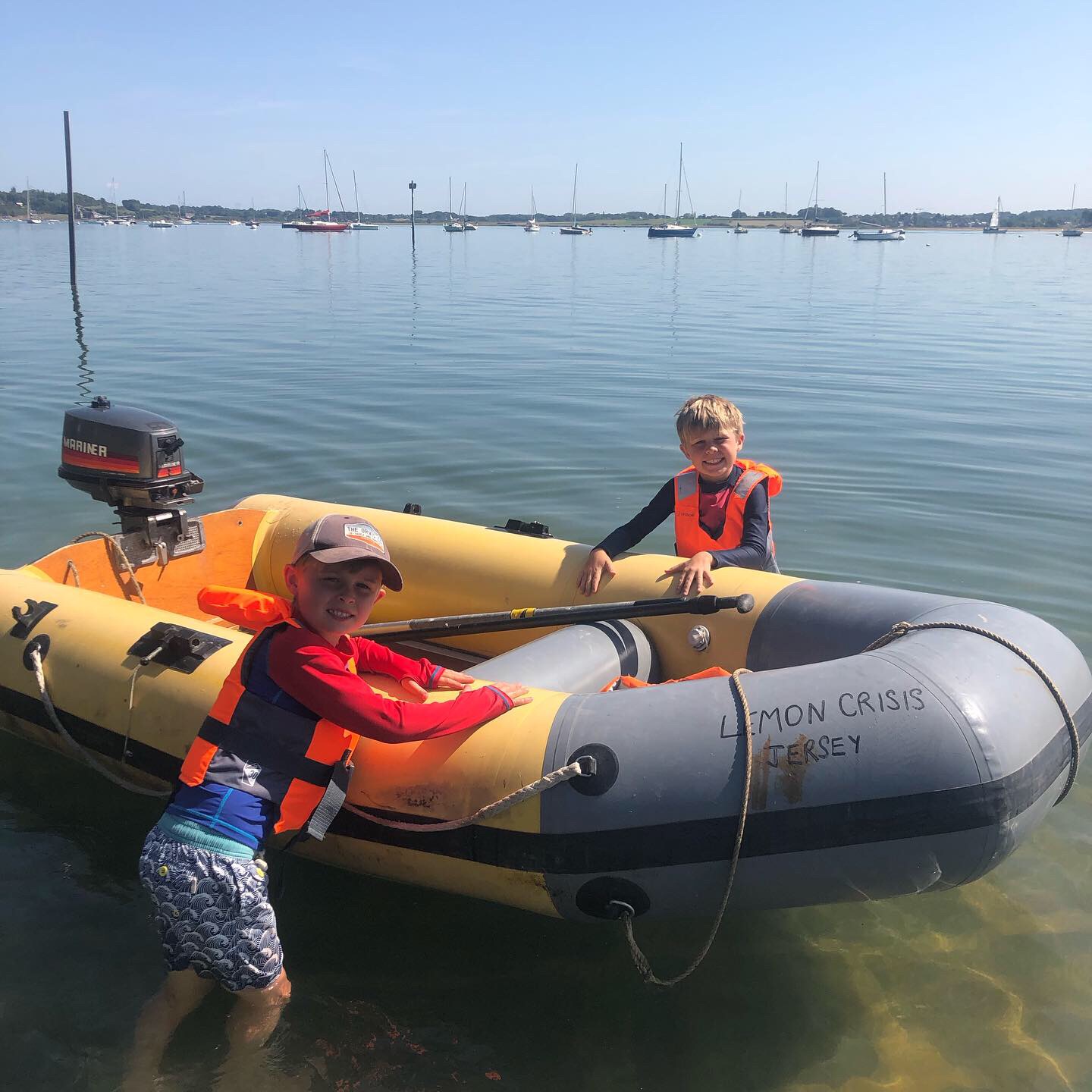 Taking Lemon Crisis out to sea